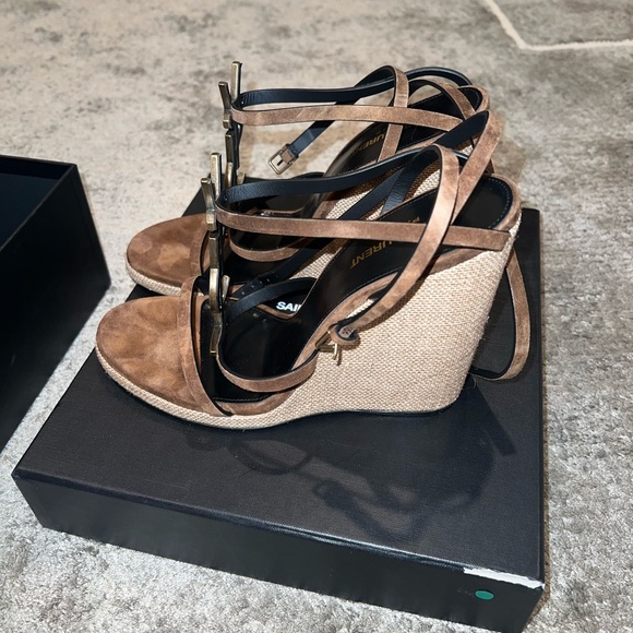 New YSL Wedge Espadrilles - Picture 4 of 11